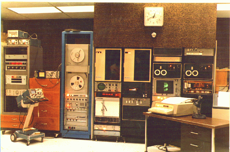 Data from telemetry and the Auroral Scanning Photometer instrument aboard the ISIS-II satellite was processed by the imaging team at UCalgary using the then-state-of-the-art Digital PDP-8i computer.