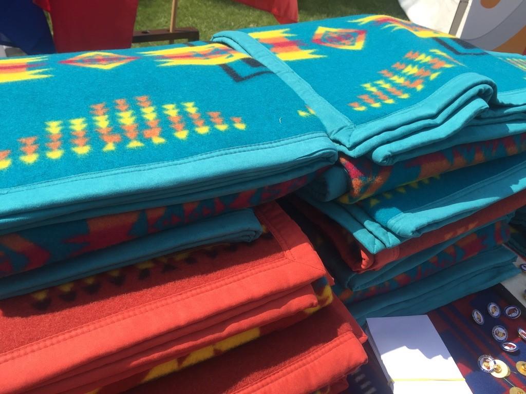 Blankets from Boy Chief Trading Post were presented to graduates to honour their achievements
