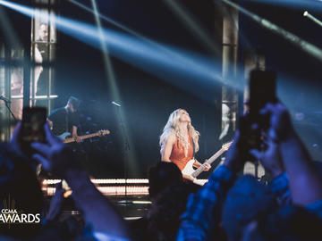 Lindsay performs at the Canadian Country Music Awards in Hamilton, Ont., in 2018.