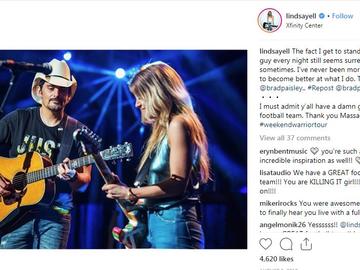 Touring with Brad Paisley, May 2018