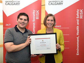 Andrew Mardjetko, Program Coordinator, the Haskayne School of Business. In his role as the OHSMS coordinator for Executive Education, Mardjetko’s enthusiasm, work ethic and contributions to the wellbeing of others make him valued on campus.