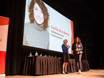 Cecilia de la Rocha —director of faculty development at Werklund in Development and Alumni Engagement —was nominated in the Collaboration and Communication category.