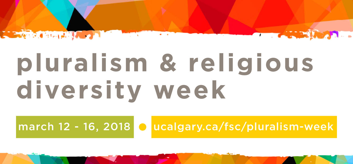 Pluralism and Religious Diversity Week is March 12-16.