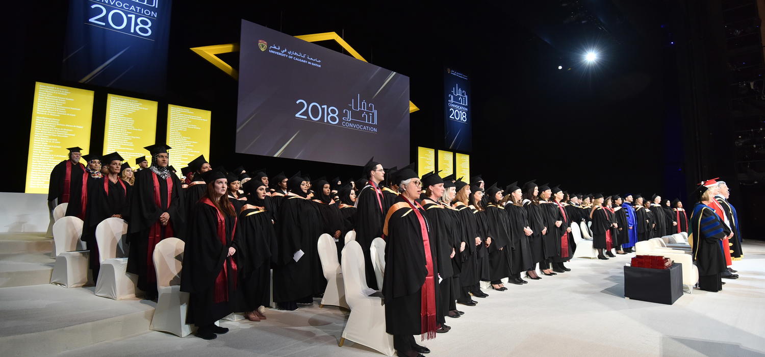 University of Calgary in Qatar's ninth convocation ceremony saw its graduate ranks swell by 120 Bachelor of Nursing and 13 Master of Nursing degrees.