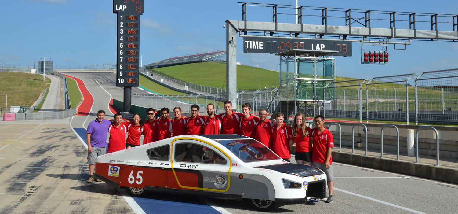 2019 UCalgary Solar Car Team in Austin, Texas