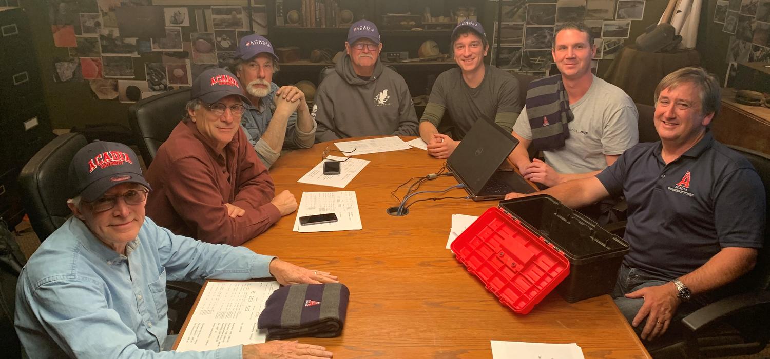 Fans who watch The Curse of Oak Island will recognize these familiar faces, from left: Craig Tester, Marty Lagina, Rick Lagina, David Blankenship, Alex Lagina, Steve Guptill and Ian Spooner.