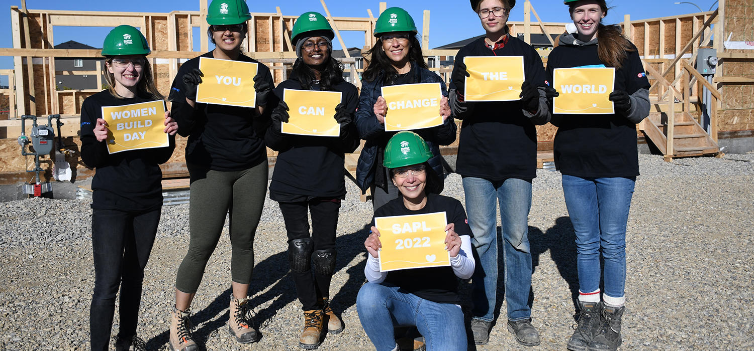 The SAPL at Habitat for Humanity’s Women Build 2022