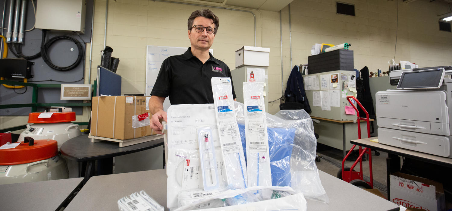 Dr. Fedak mobilized nursing managers to find supplies not being used that could be given up without impacting patient care.