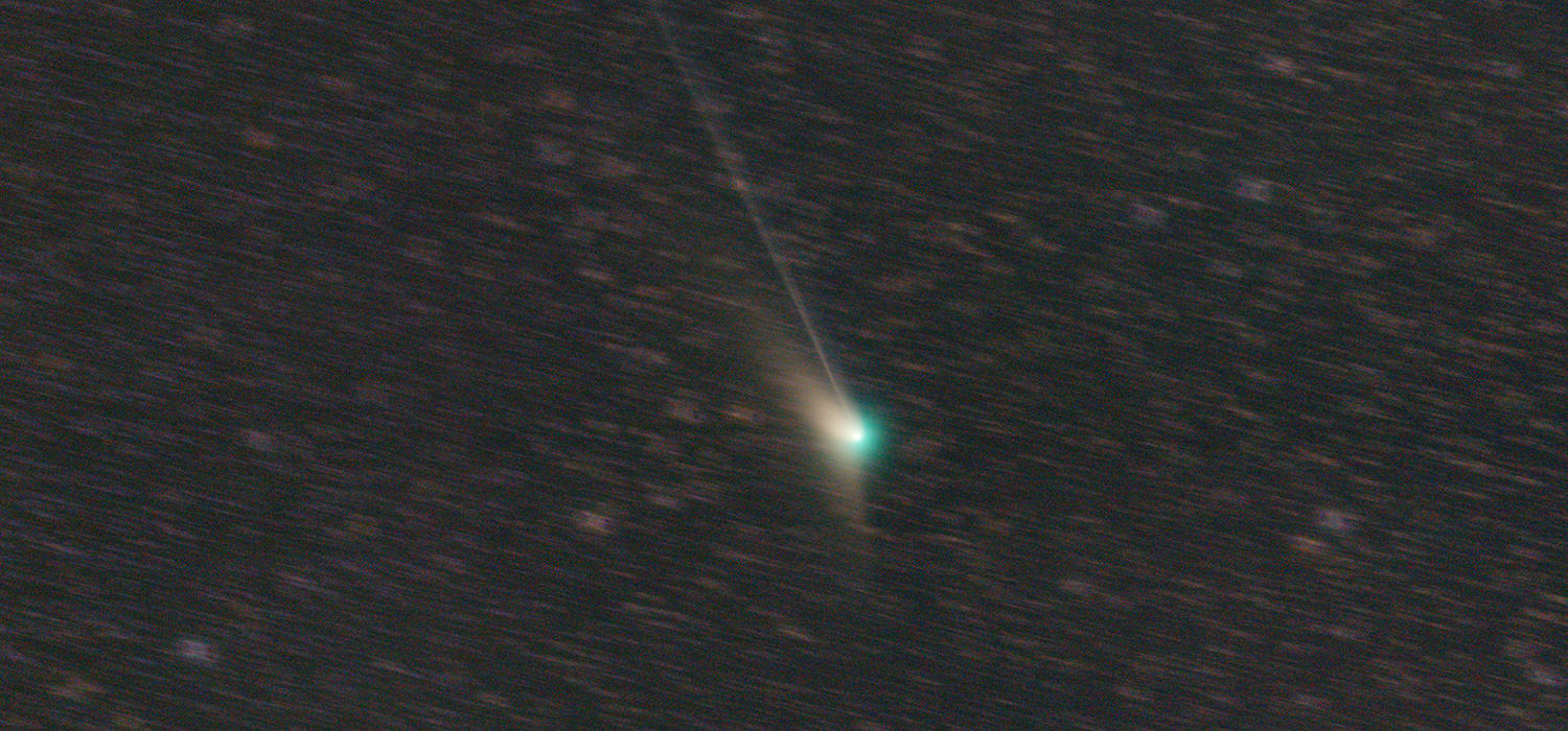 Photo of Comet C/2022 E3 (ZTF) taken on Jan. 19, 2023 in Armenia