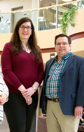 From left: Associate dean Amy Burns, senior instructor Isabelle Barrette Ng, and manager Gareth McVicar received a 2019 University of Calgary Teaching and Learning Grant for their project, Strengths-Based Teaching: The Role of StrengthsQuest for Post-Secondary Students in Teaching Roles. Photo by Jessica Snow, Taylor Institute for Teaching and Learning