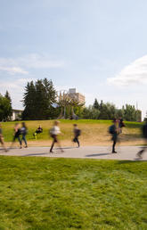 University of Calgary campus in motion