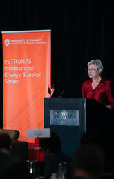 the 2019 PETRONAS International Energy Speaker Series featuring Maria van der Hoeven