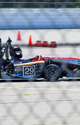 The Schulich Racing SR-21 vehicle which competed in Michigan in June 2022. 