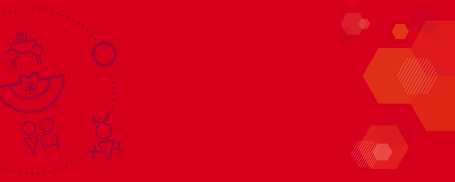 Red background
