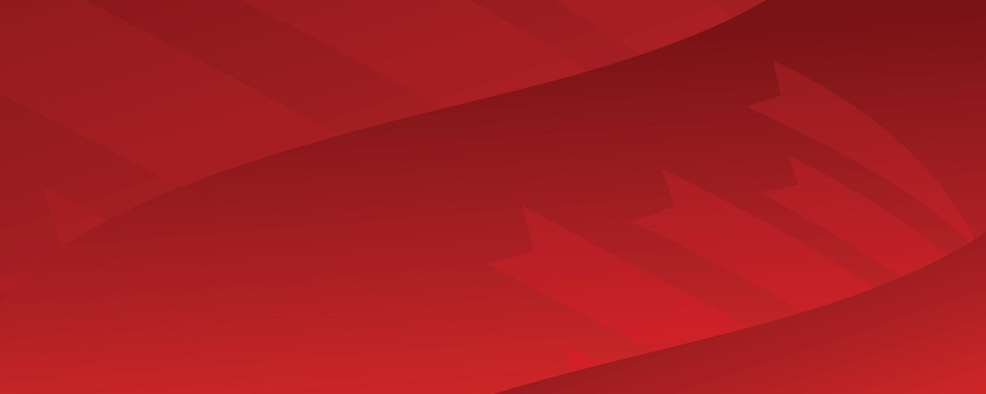 A red background with subtle faded swirls of red ribbon.