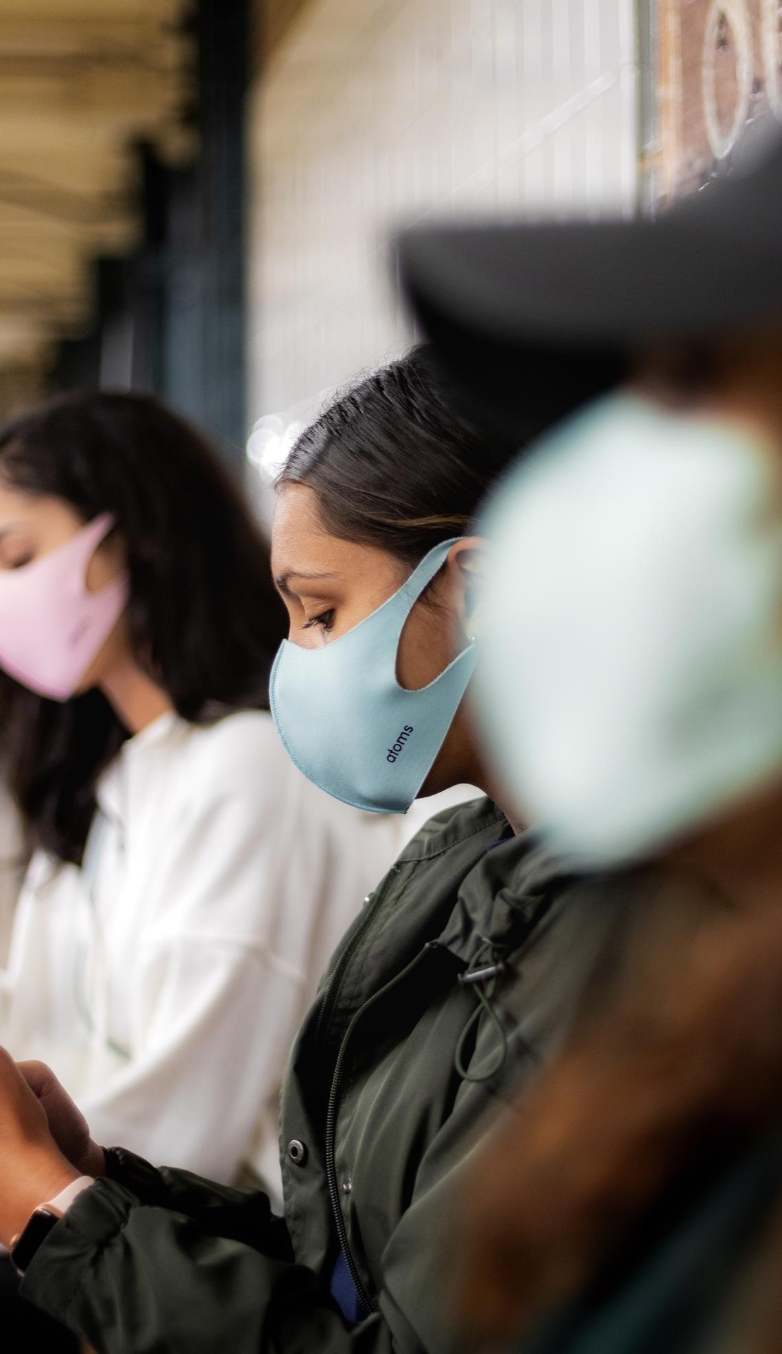 student in mask during covid-19 pandemic 