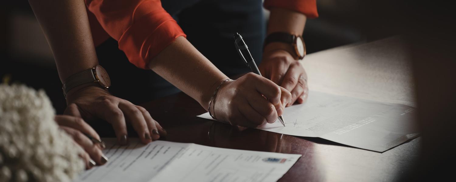 Signing forms