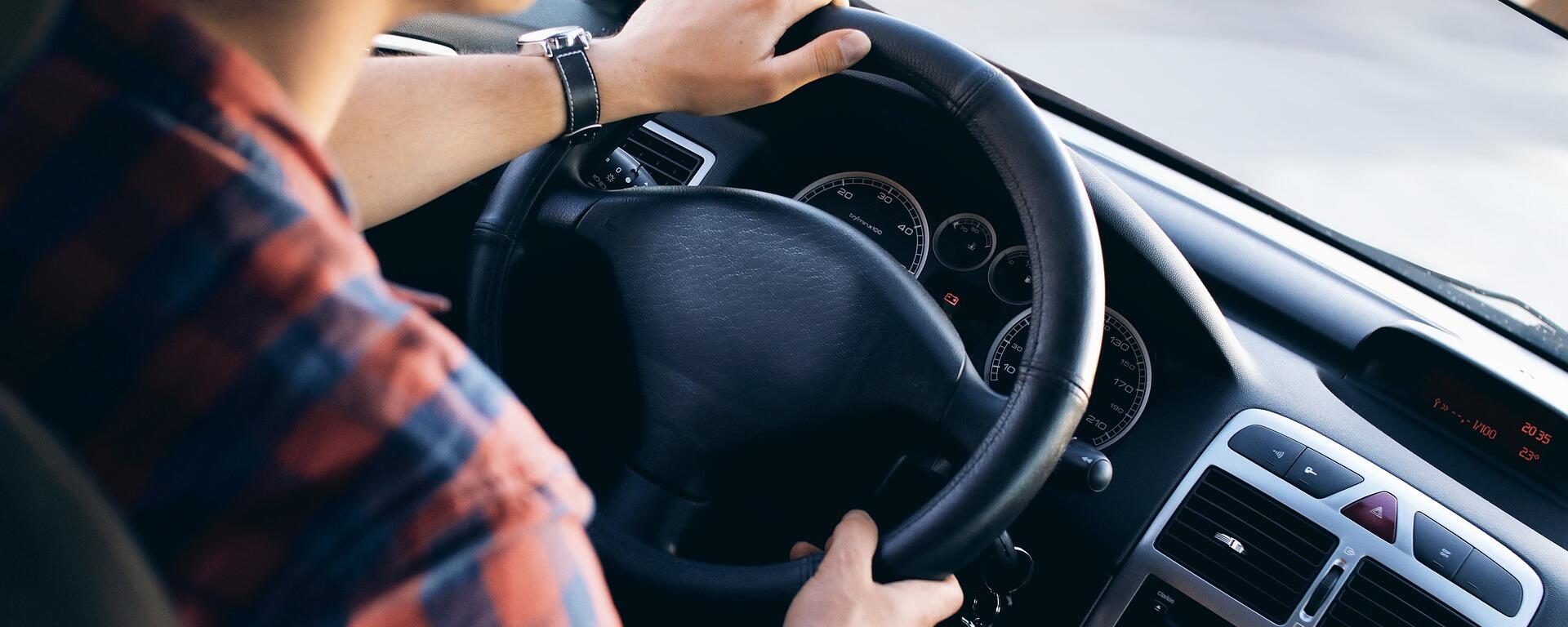 Man Driving Car
