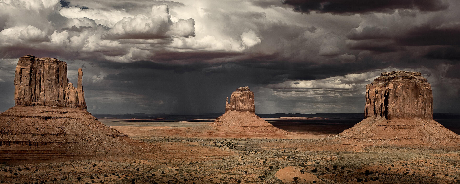 Stormy Desert