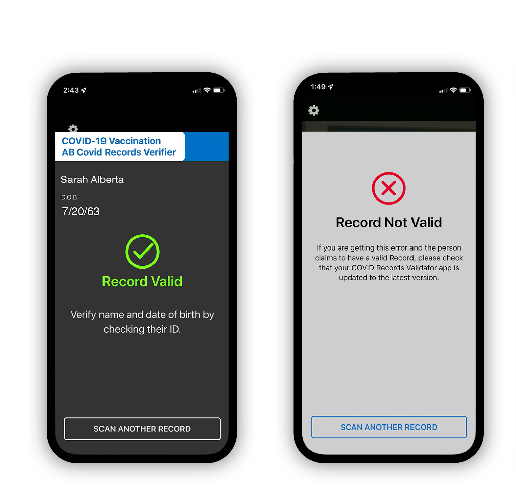 AB Covid Records Verifier App AB Covid Records Verifier App