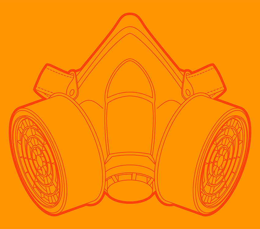 Illustration of Respirator