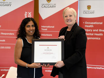 Lakshmi Sangarayanananan and Rae Ann Aldridge