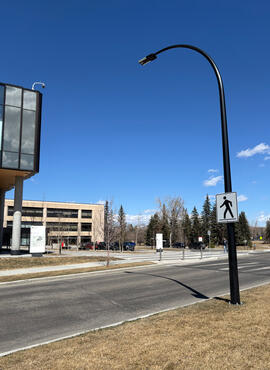 Campus Gate NW by Mathison Hall