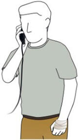 a person on the phone.