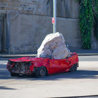 Image - Boulder on Car