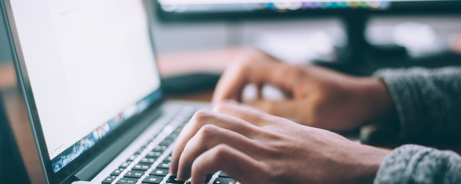 Person on laptop