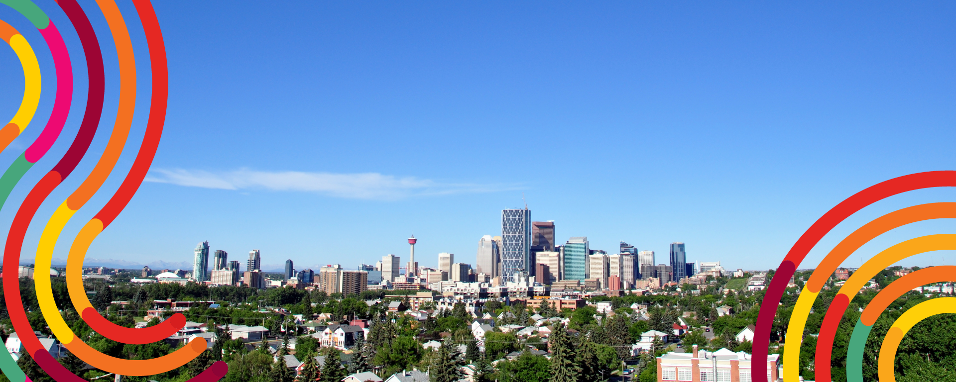 View of Calgary skyline