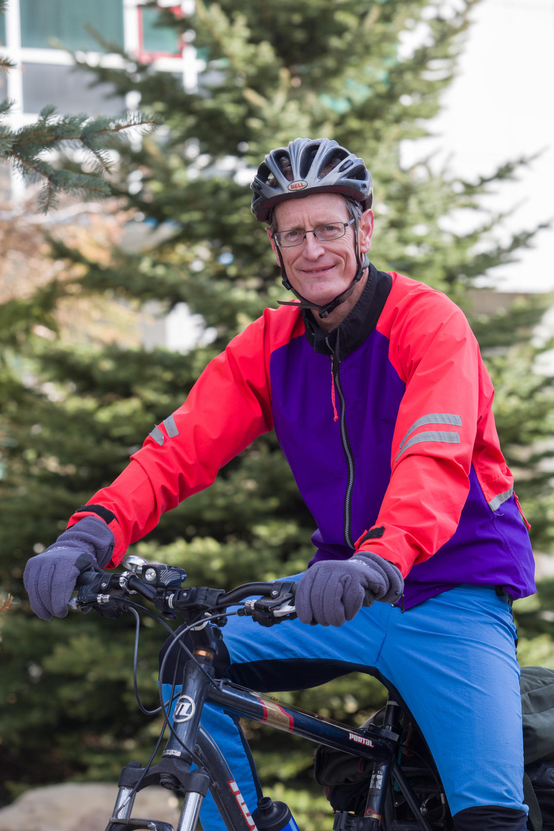 Steven Bryant, the first Canada Excellence Research Chair (CERC) at the University of Calgary, rides his bike to work. Steven Bryant, the first Canada Excellence Research Chair (CERC) at the University of Calgary, rides his bike to work.
