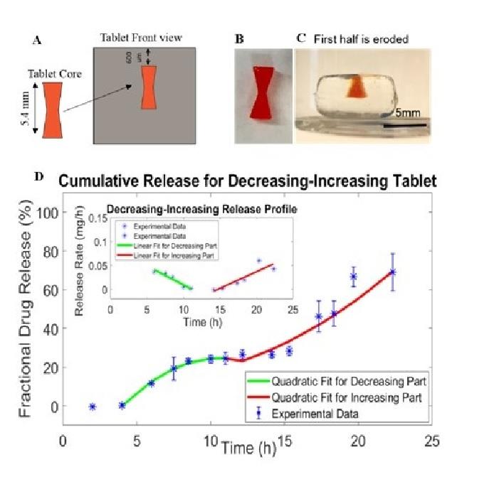 Scalable microfabrication of drug-loaded core-shell tablets from a single erodible polymer with adjustable release profiles Scalable microfabrication of drug-loaded core-shell tablets from a single erodible polymer with adjustable release profiles