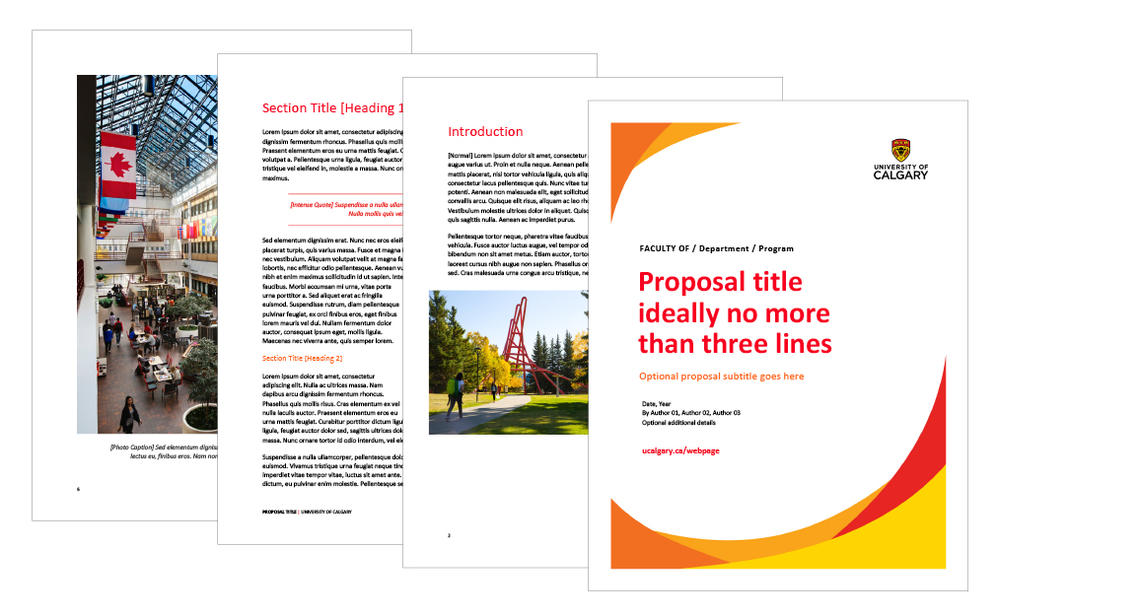 Proposal template