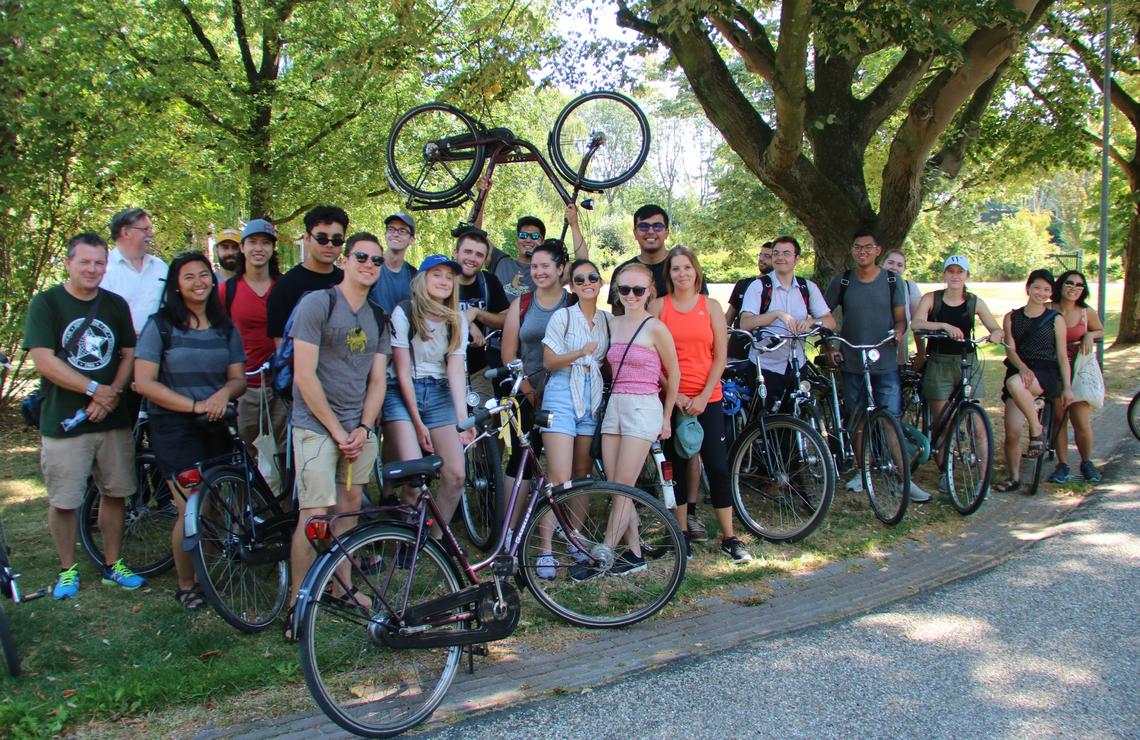 Bike trip in Groningen