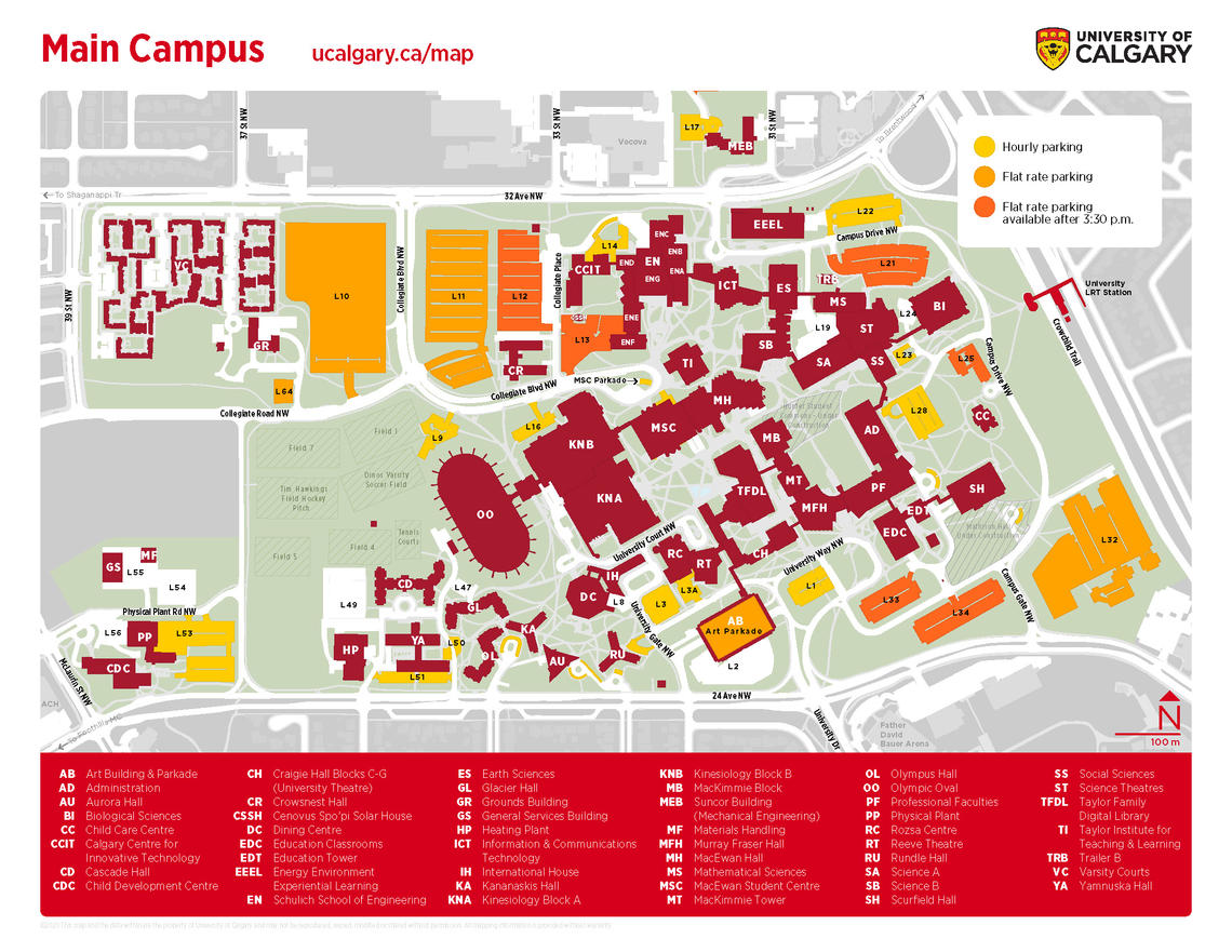 ucalgary campus map
