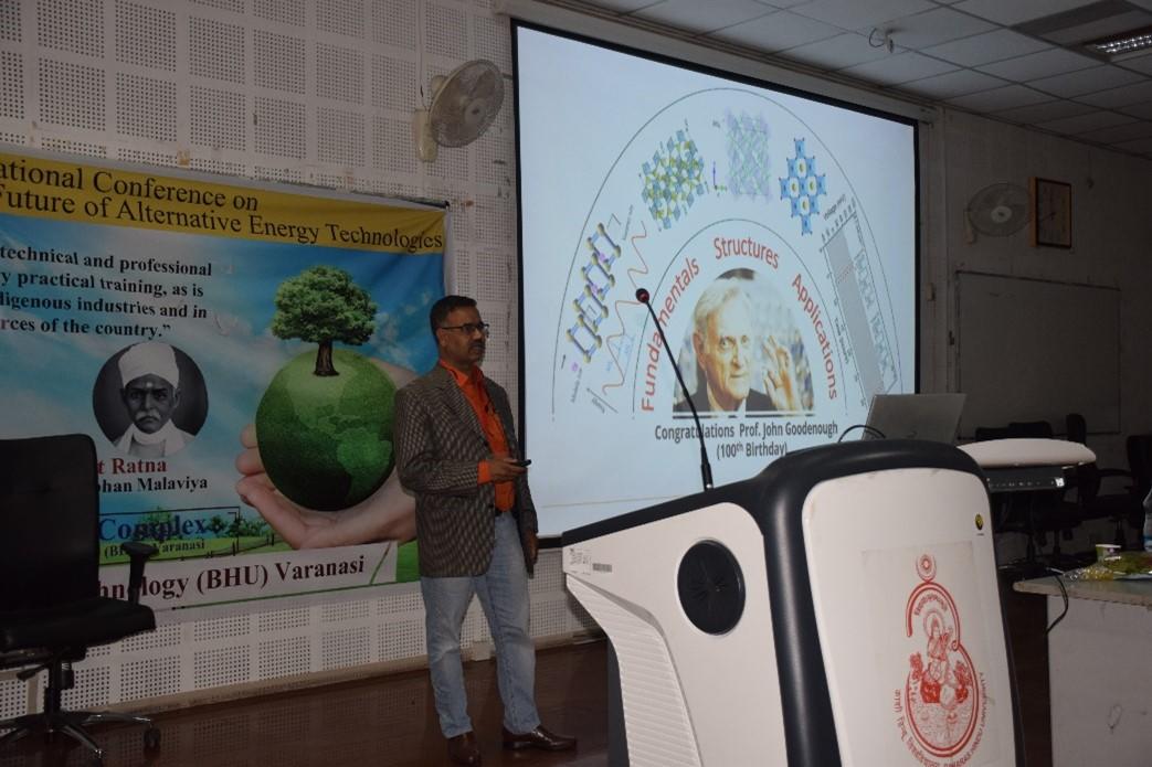 VT at IIT (BHU) Varanasi, Celebrating Prof. John Goodenough’s 100th Birthday in India (Beyond Fossil Fuels: The Future of Alternative Energy Technologies (B: FAT-2020).