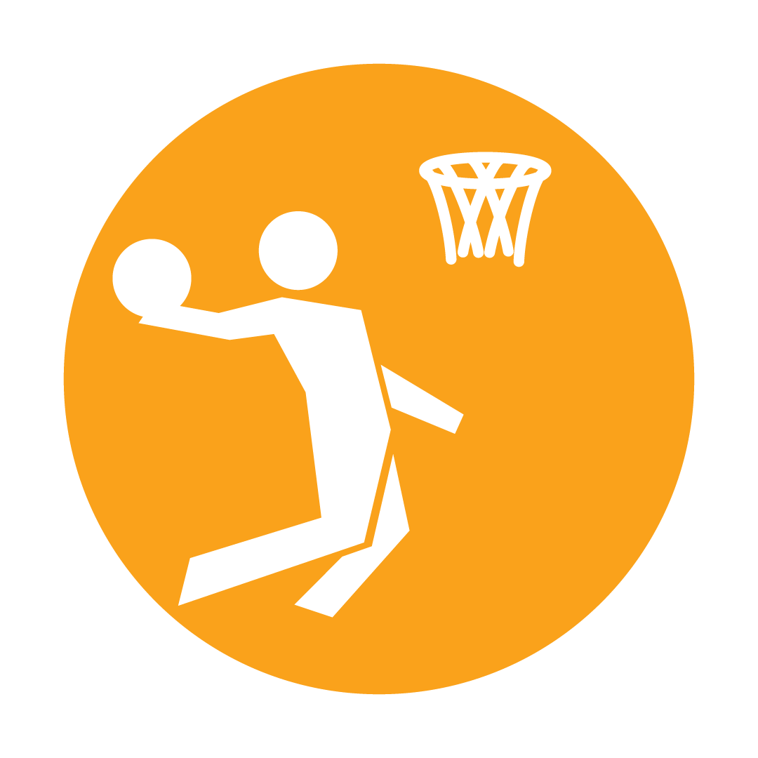 Yellow SIPRC Basketball Icon