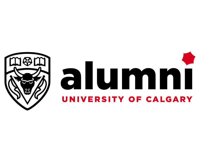 UCalgary Alumni Full Lockup Horizontal Two Colour
