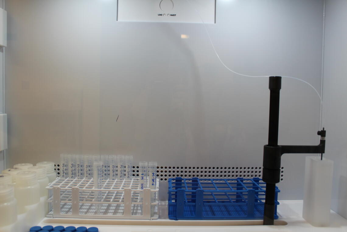 Close up of the prepFAST autosampler