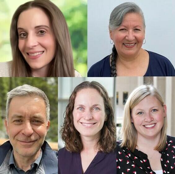 Photo montage of research team