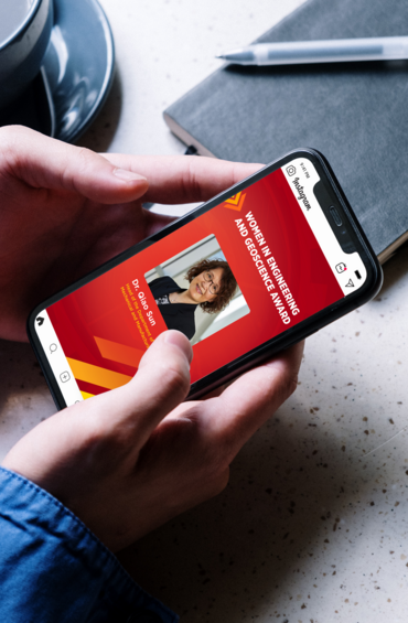 A person holding a smartphone