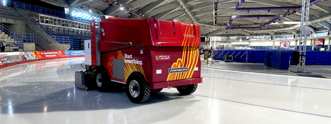 Zamboni with Start something graphics