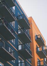 image of an apartment block