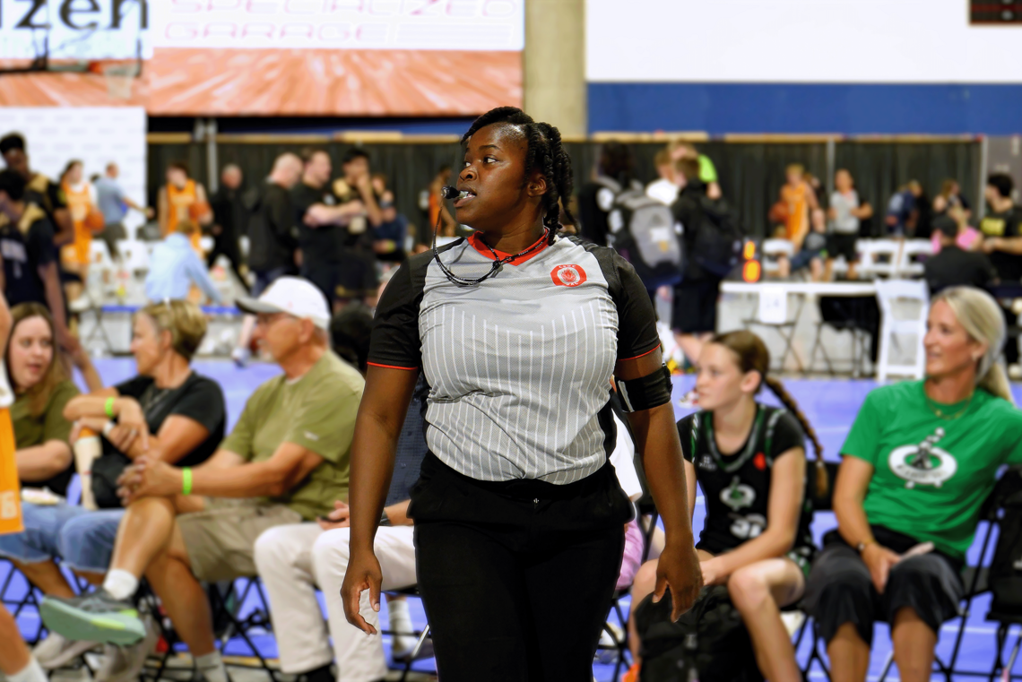 A female referee
