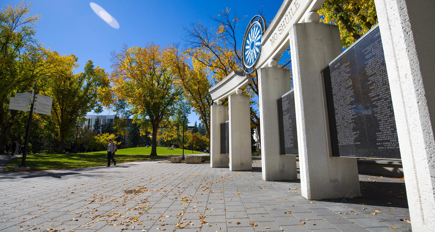 UCalgary main campus in the fall