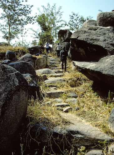 Mungan stair from former Hidi house