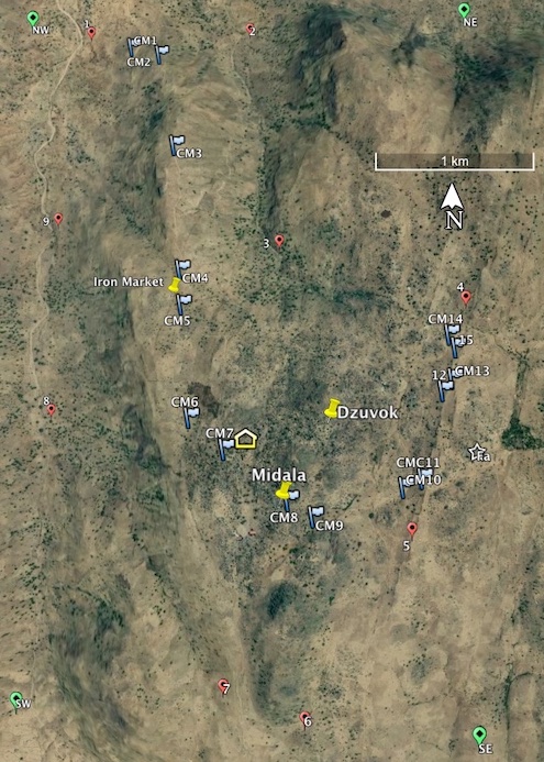 Map of Paved Ways