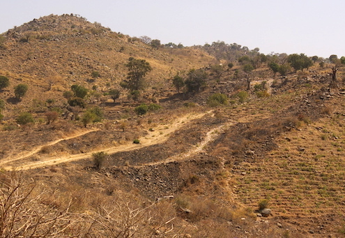 Erosion at Ndillei