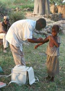 Inoculation of children